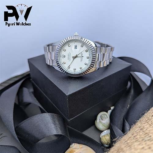 product 2 image 3 Silver Watch for Men – Premium Quality | Stainless Steel, Waterproof & Affordable Luxury | Pyari Watches
