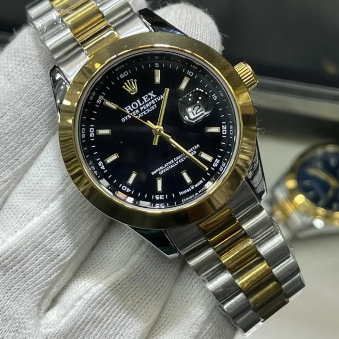 Motivational Instagram Post (1080 x 1080 px) (2) Luxury Dual Tone Watch for Men – Premium Stainless Steel Gift Box Edition