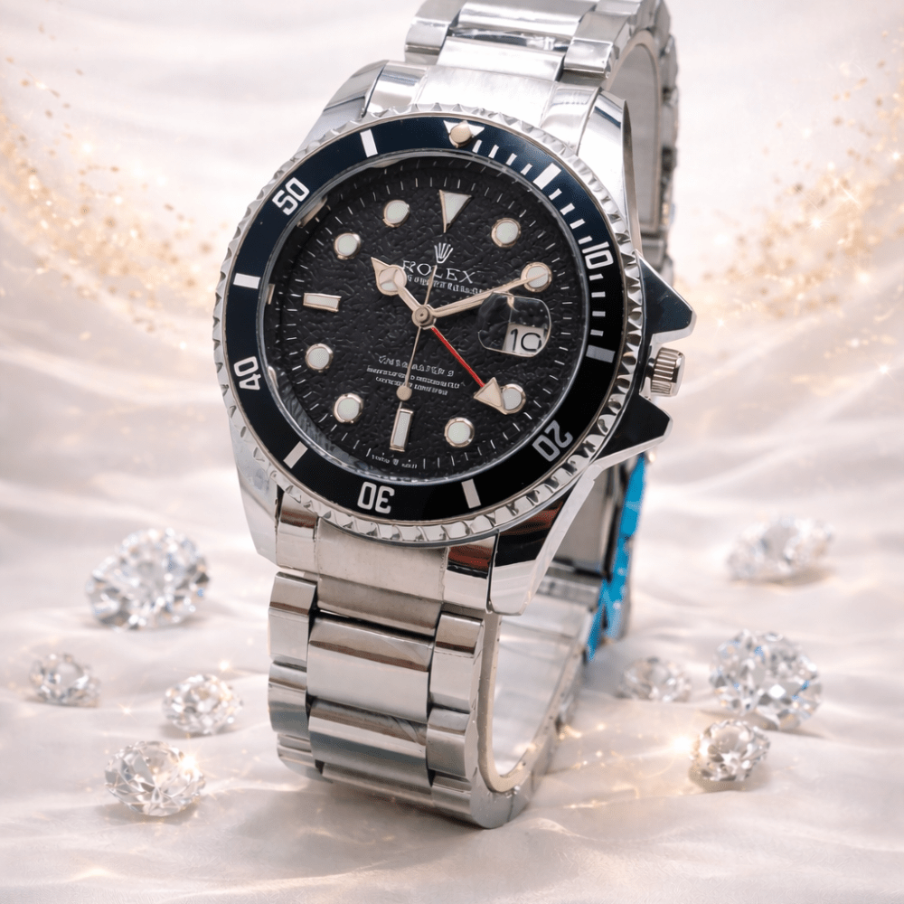 New rolex black Black dial