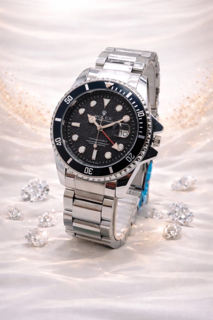 New rolex black Black dial